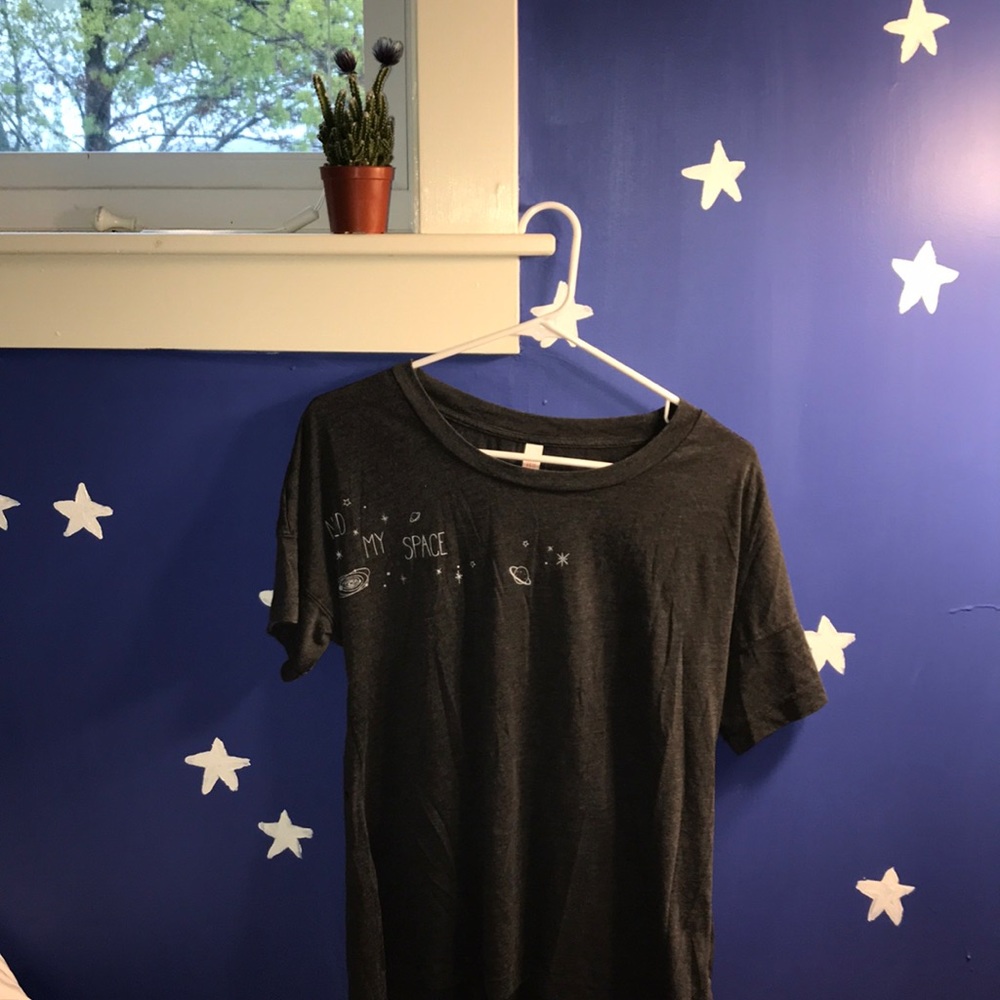 Grey “Need My Space” Tee Shirt